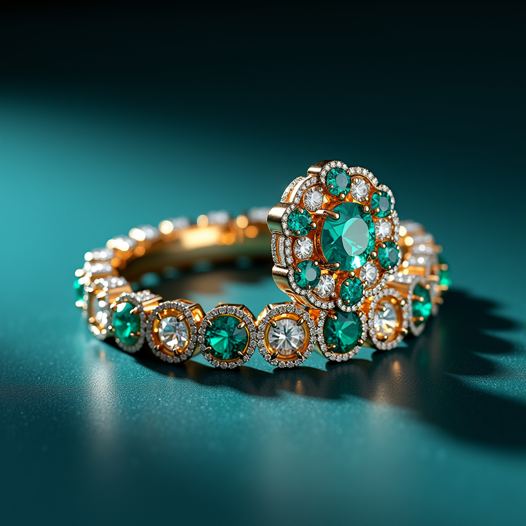 Jewellia - Gioielli di lusso che completano il tuo outfit, design elegante con accenti neon cyan e dettagli dorati, logo moderno e sofisticato