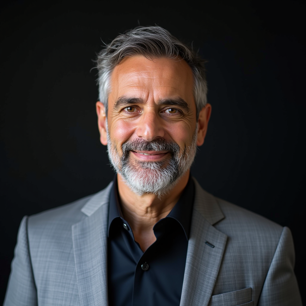 Ritratto professionale di Lorenzo Bianchi, Gemmologo Certificato e Responsabile Qualità di Jewellia, esperto in selezione e certificazione gemme preziose